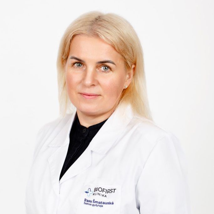 Šeimos gydytoja Rasa Šmatauskė