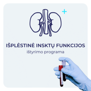 Išplėstinė inkstų kraujo ištyrimo programa