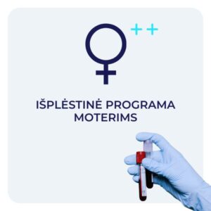 Išplėstinė kraujo ištyrimo programa moterims