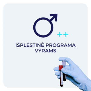 Išplėstinė kraujo ištyrimo programa vyrams