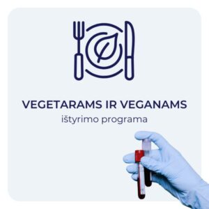 Kraujo ištyrimo programa vegetarams, veganams