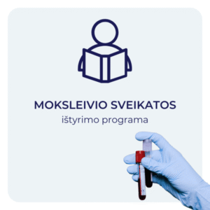 Moksleivio sveikatos kraujo ištyrimo programa
