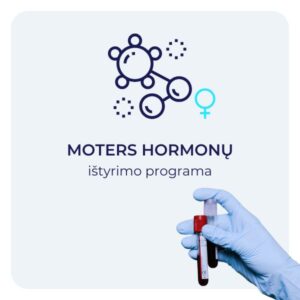 Moters hormonų kraujo ištyrimo programa