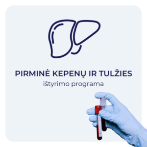 Pirminė kepenų ir tulžies kraujo ištyrimo programa