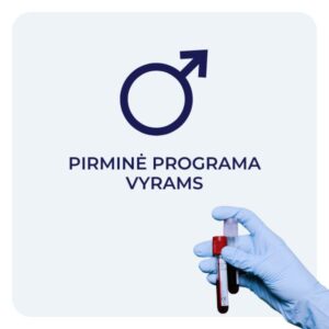 Pirminė kraujo ištyrimo programa vyrams