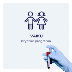 Vaikų kraujo ištyrimo programa