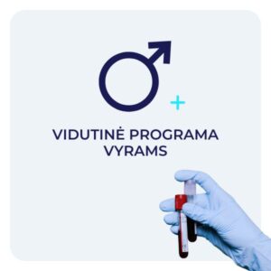 Vidutinė kraujo ištyrimo programa vyrams