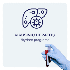 Virusinių hepatitų kraujo ištyrimo programa
