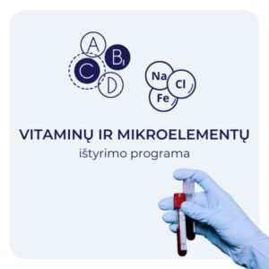 Vitaminų ir mikroelementų kraujo ištyrimo programa