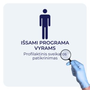 Profilaktinė sveikatos patikrinimo programa vyrams