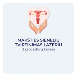 Makšties sienelių tvirtinimas lazeriu