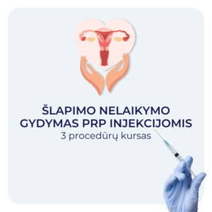Šlapimo nelaikymo gydymas PRP injekcijomis