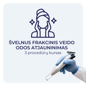 Švelnus frakcinis veido odos atjauninimas
