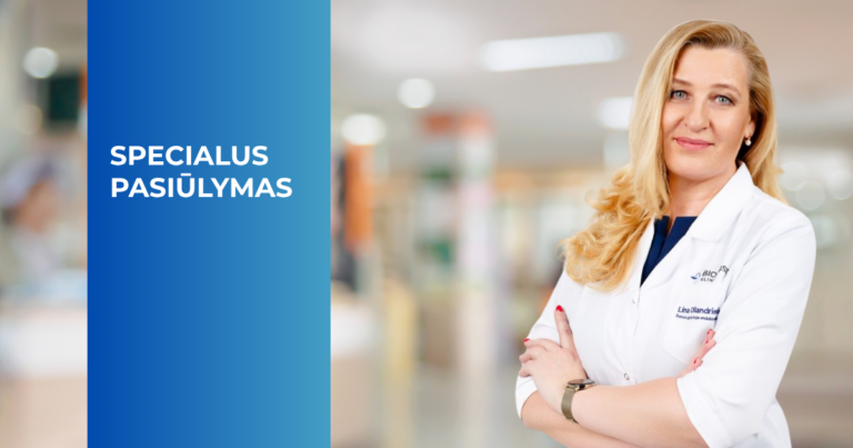 Specialus pasiūlymas_Endobiogenikos specialistės L.Oliandrienės konsultacija